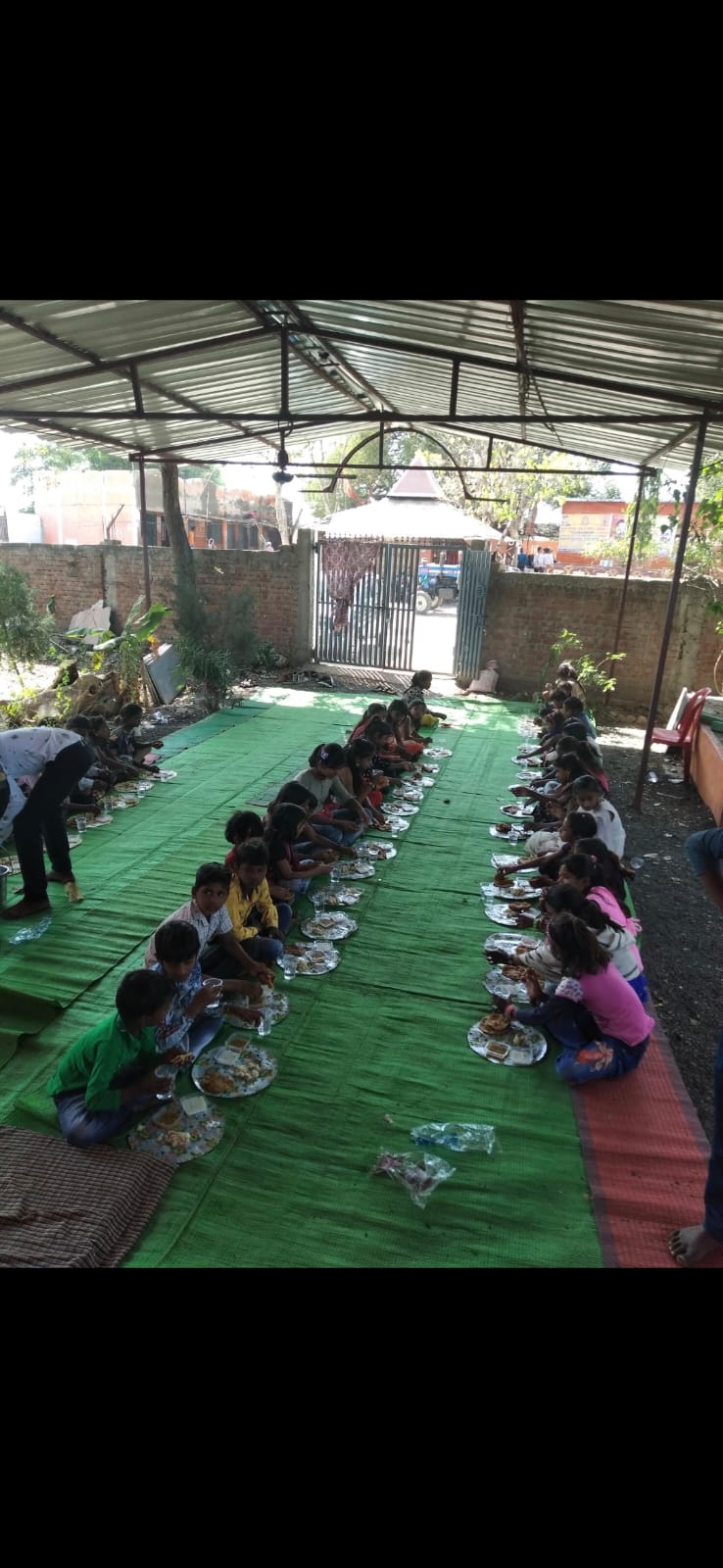यज्ञ अनुष्ठान का पावन दृश्य
