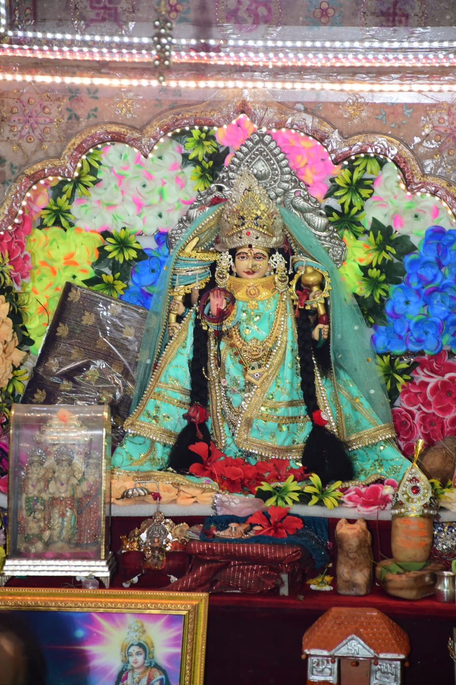 मंदिर निर्माण कार्य की प्रगति