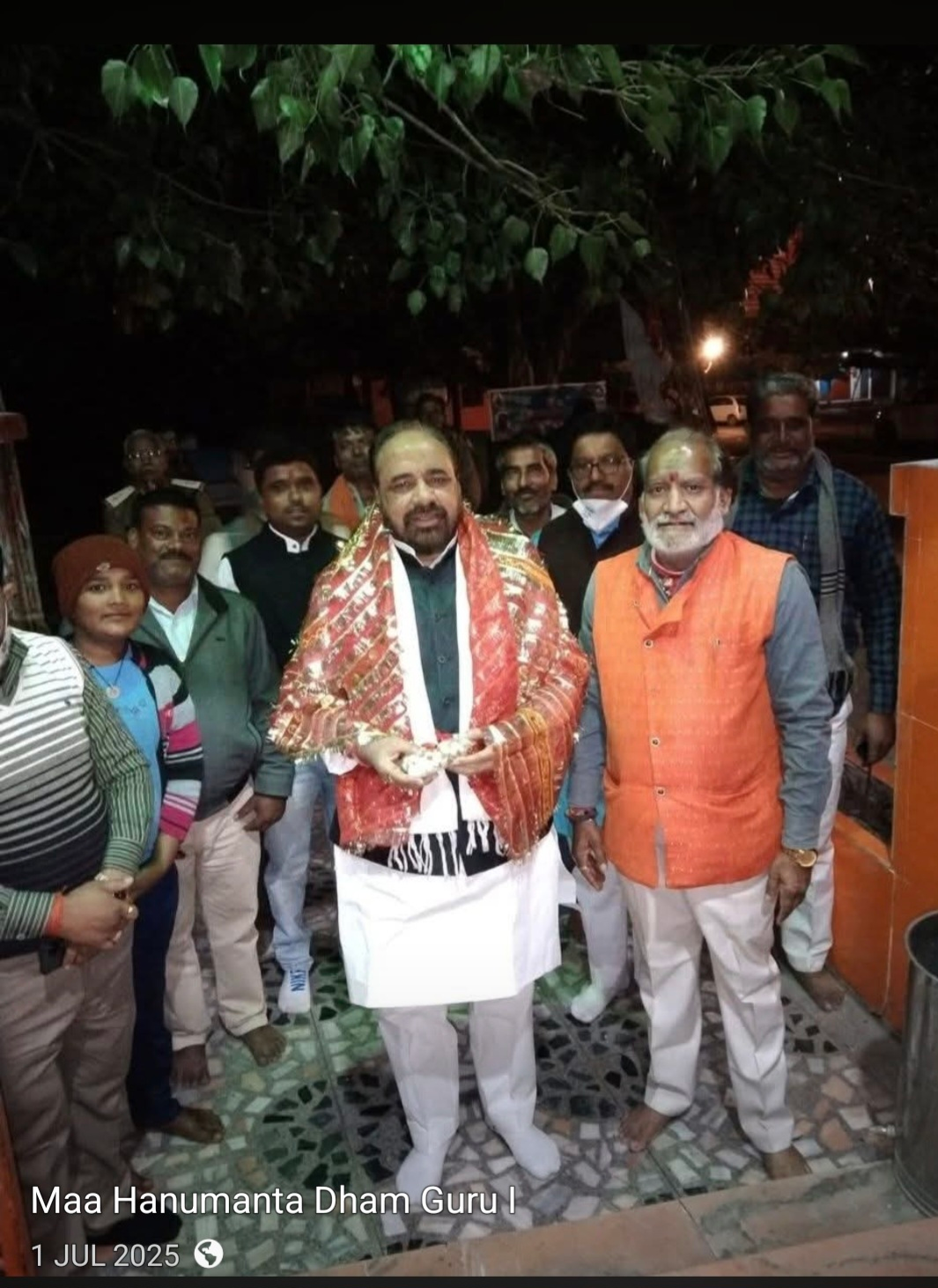 विकसित माँ हनुमंता धाम का भव्य दृश्य